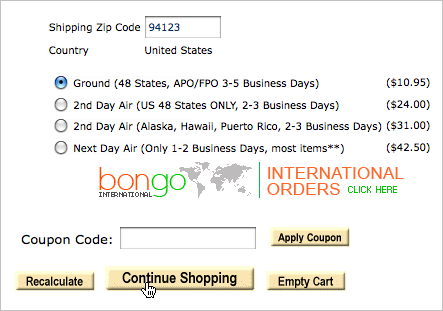 Continue-shopping in Fundamental Guidelines Of E-Commerce Checkout Design