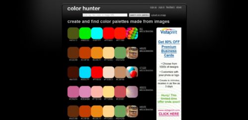 colorhunter 1024x496 Top 22 Helpful Color Tools for Designers